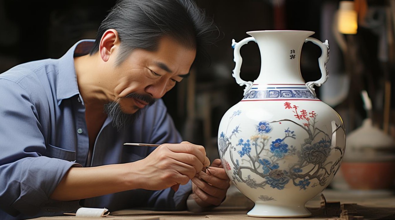 瓷画家罗永盛