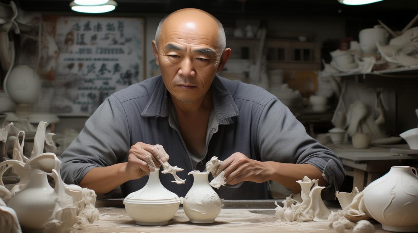 瓷画家汪义顺