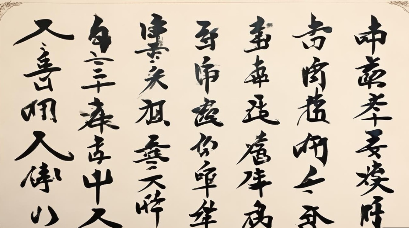 毛笔书法程
