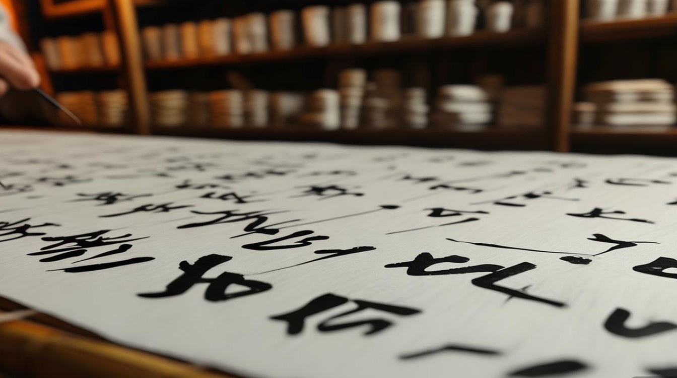 数字人事书法