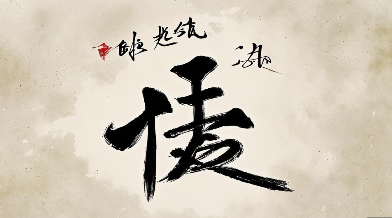 靖字书法