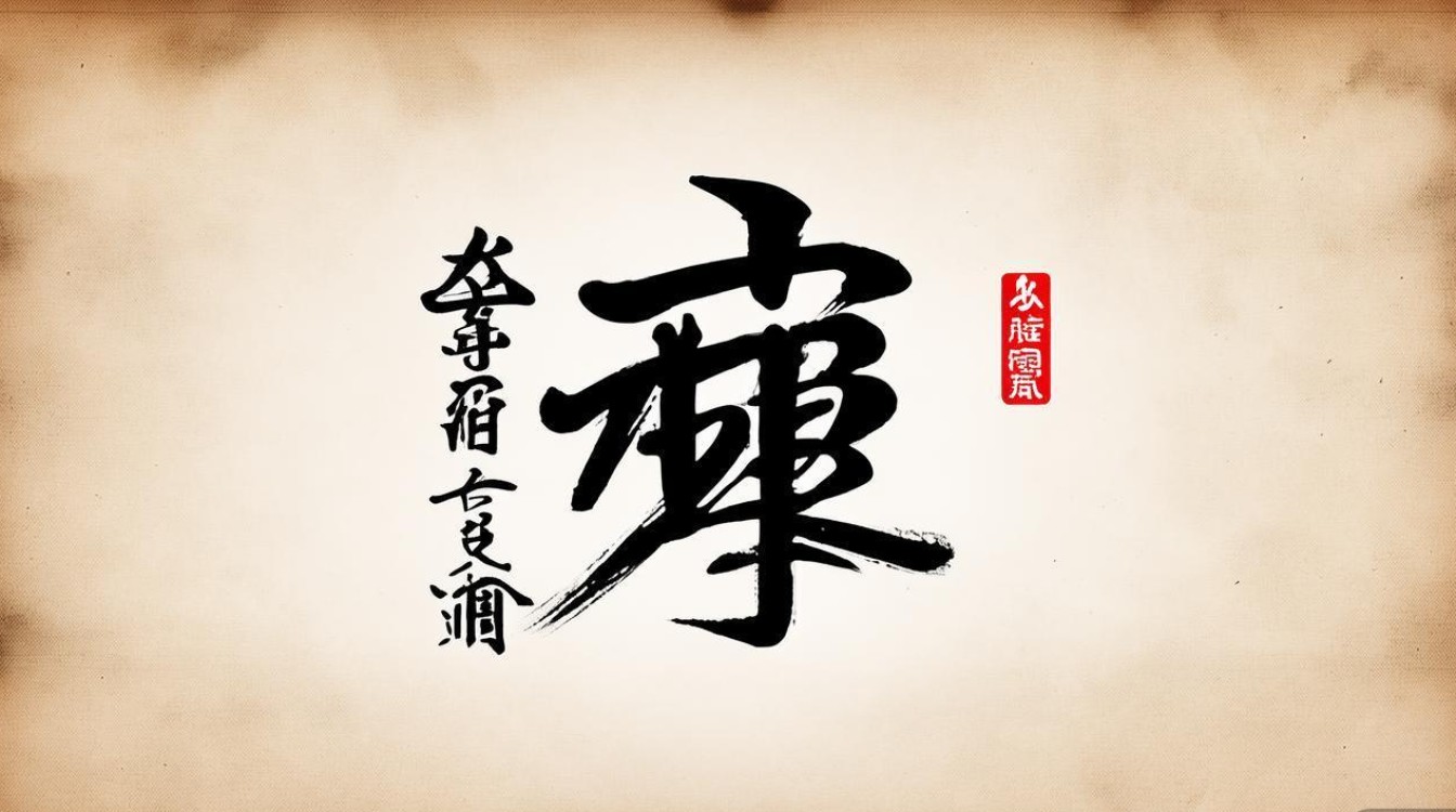 靖字书法