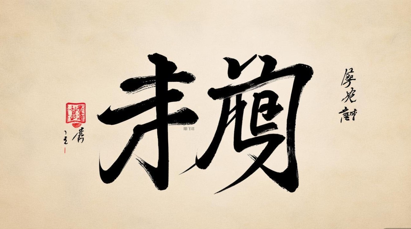 靖字书法