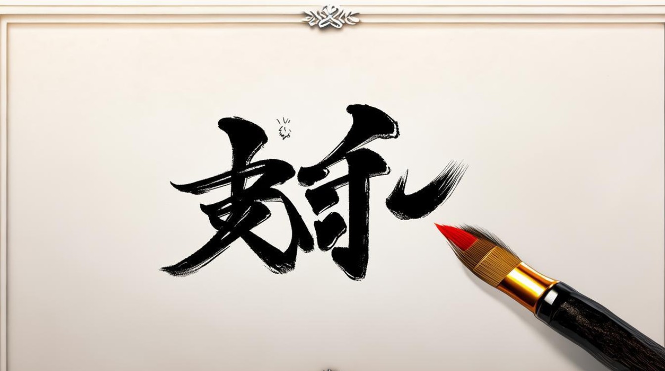 援字书法
