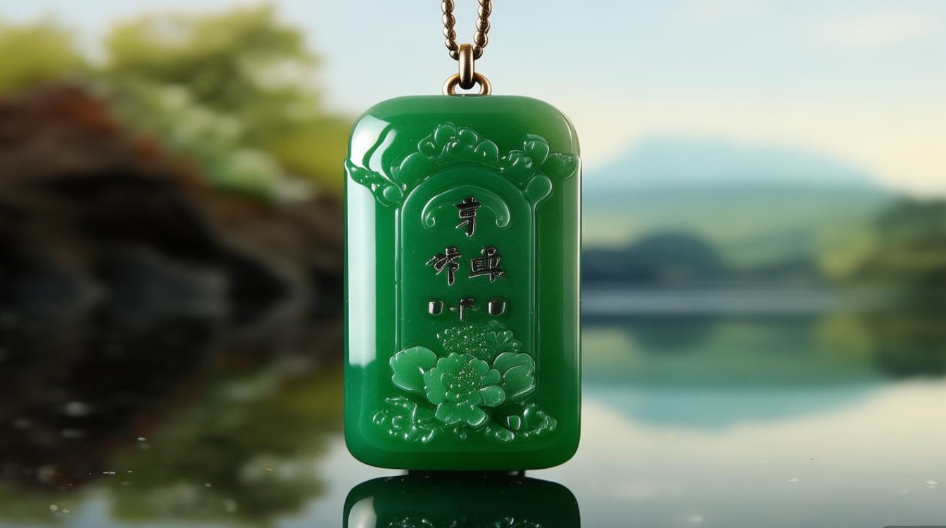 翡翠福在眼前挂件