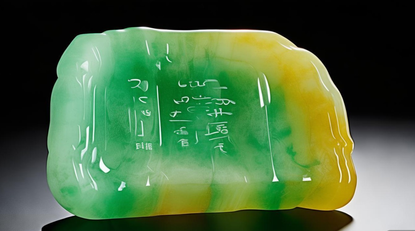 黄加绿翡翠极品