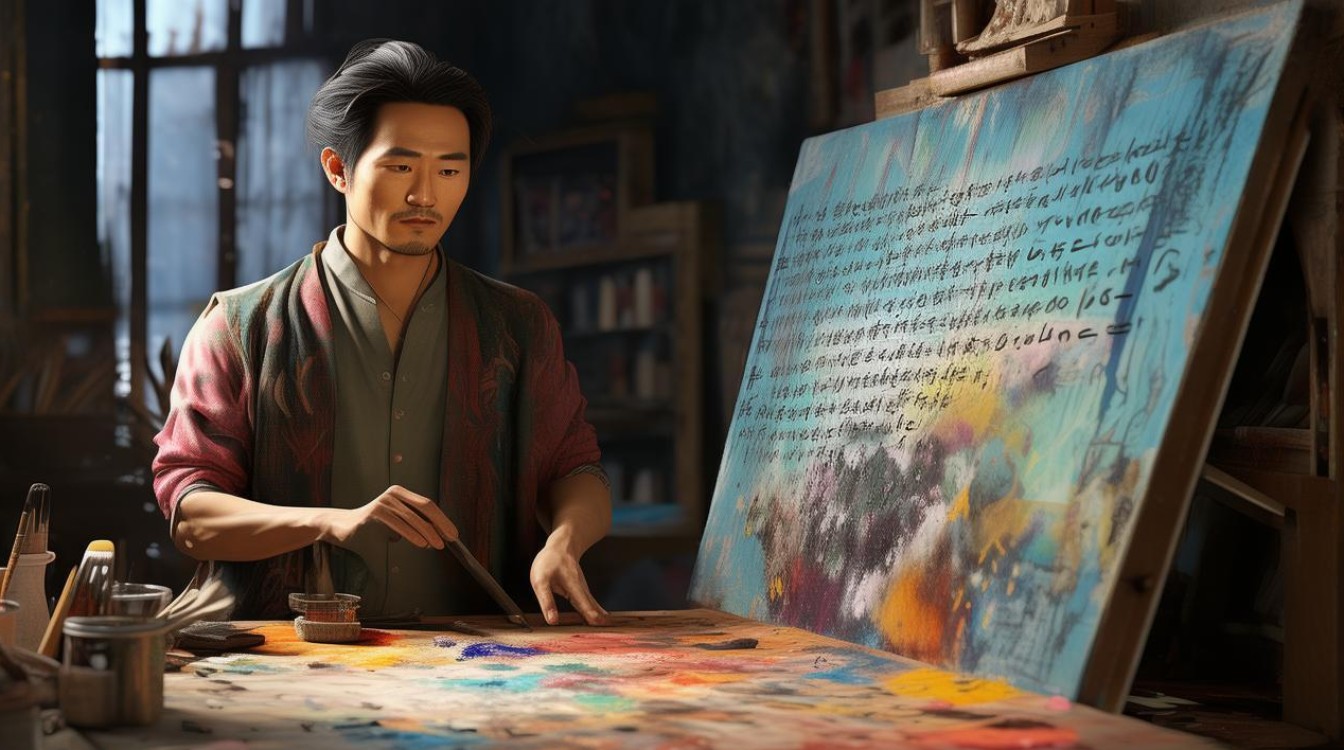 叫云波的画家