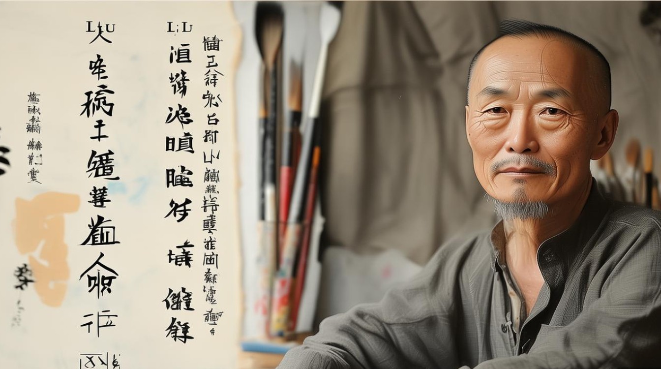 国画家李六