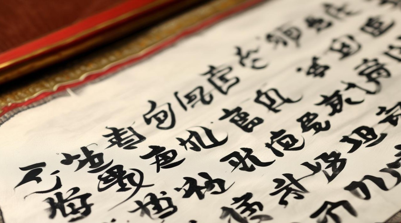 团扇书法装裱