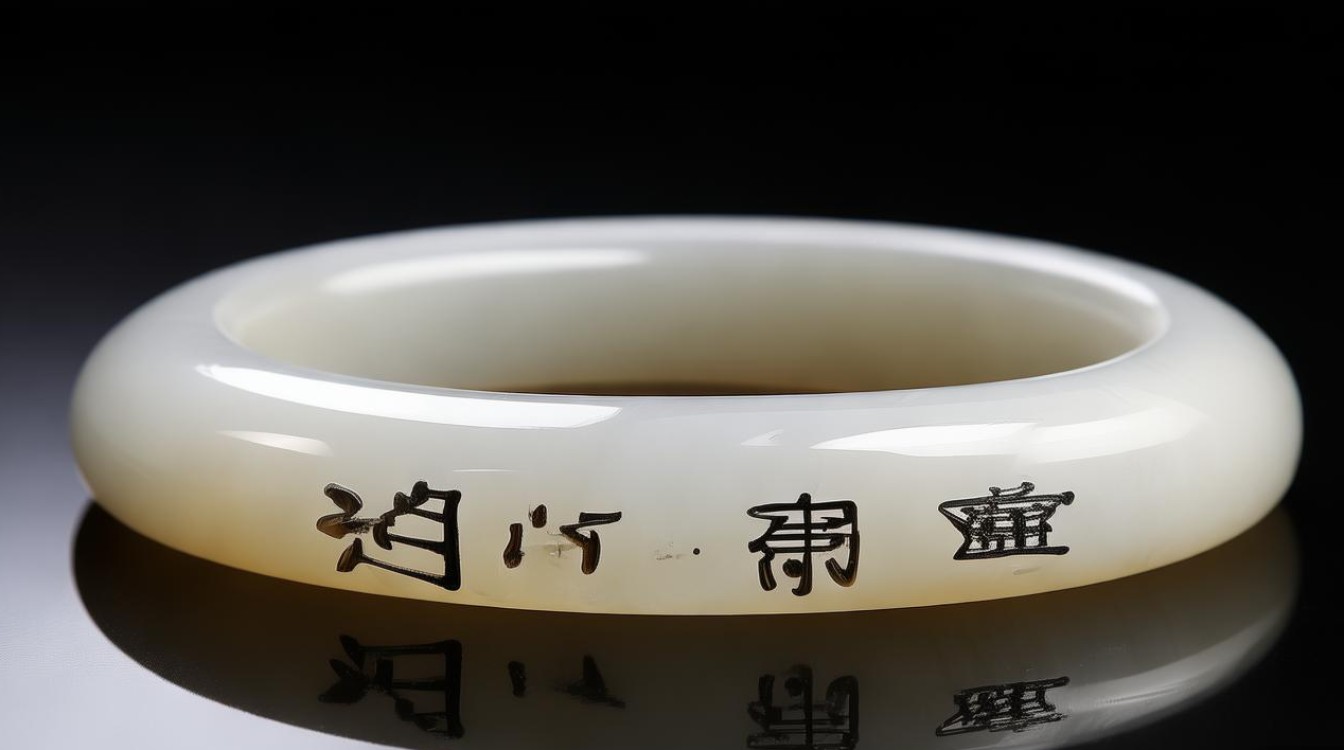 白地糯种翡翠手镯