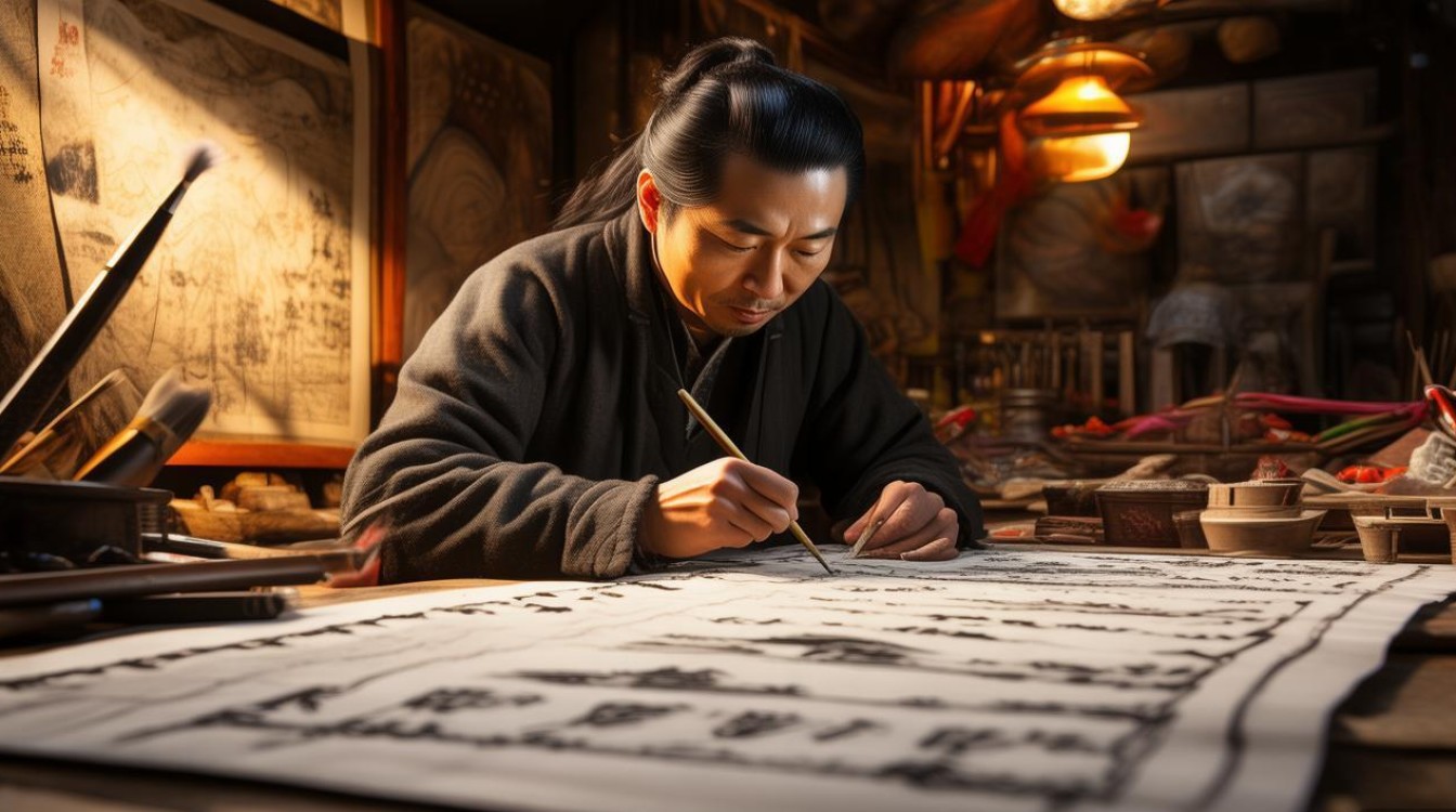 时鹤书画家