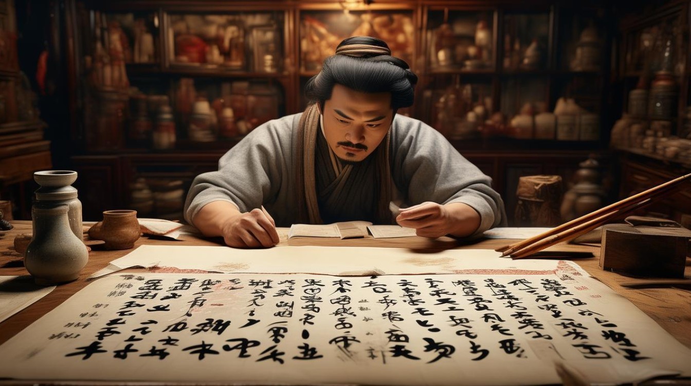 国画家士x