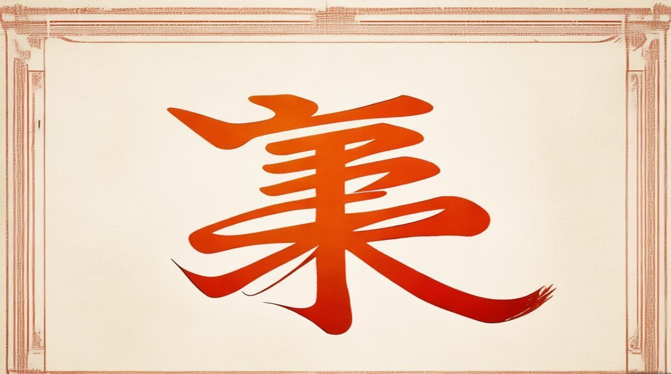 橘字书法