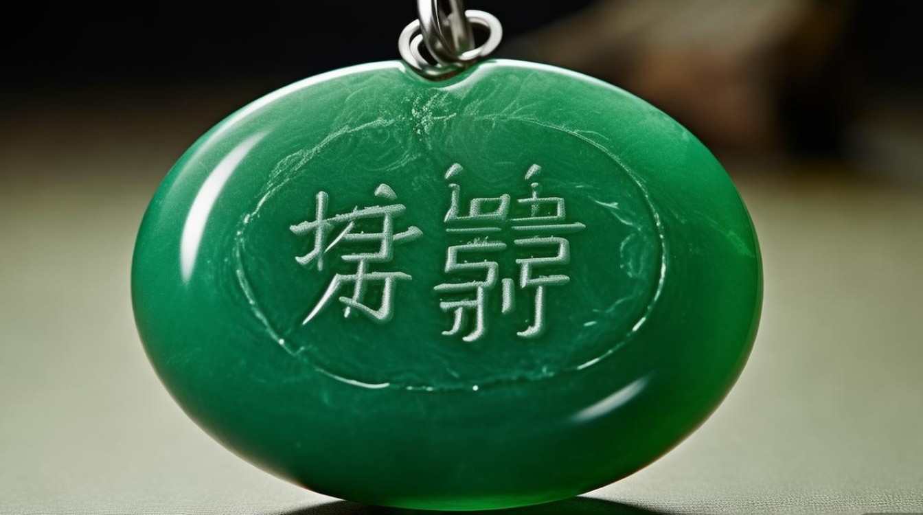 翡翠带皮挂件图片