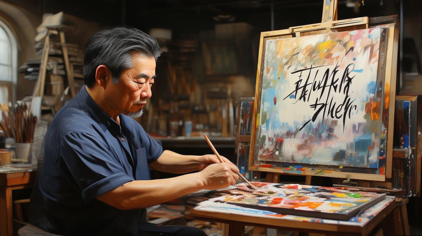油画家黄震