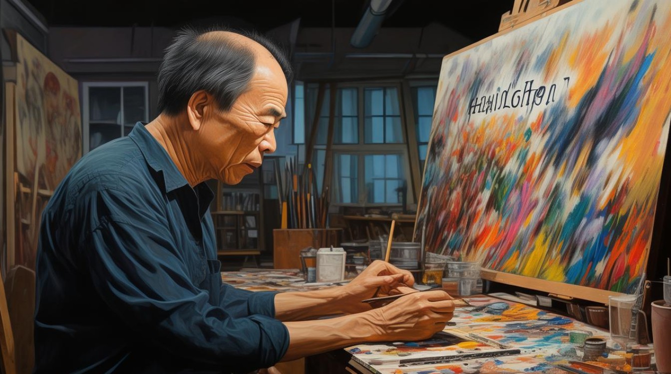 油画家黄震
