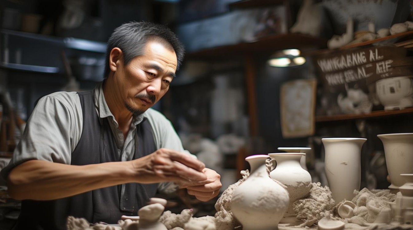 瓷画家汪少棠
