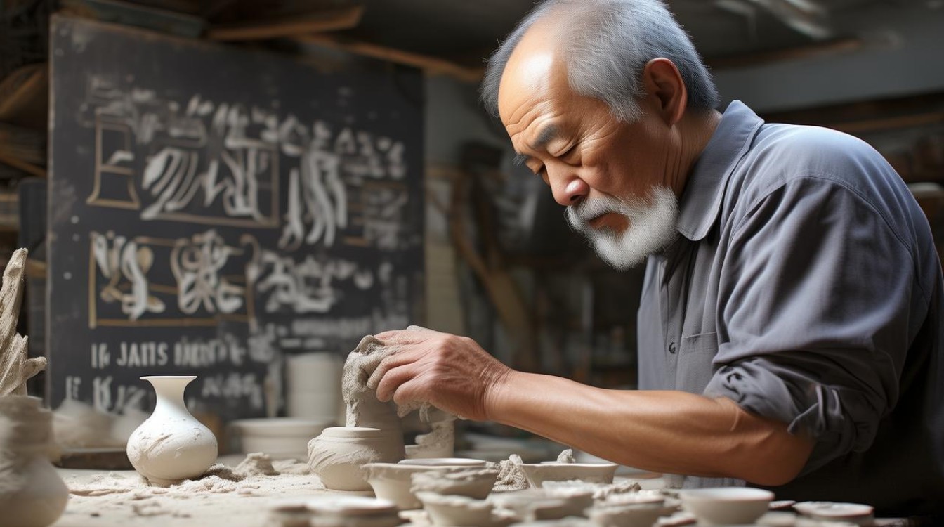 瓷画家汪少棠