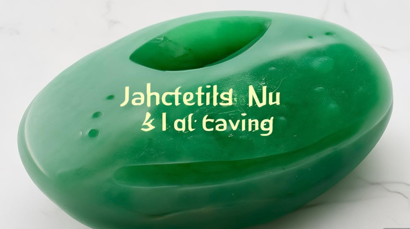 翡翠糯种手把件