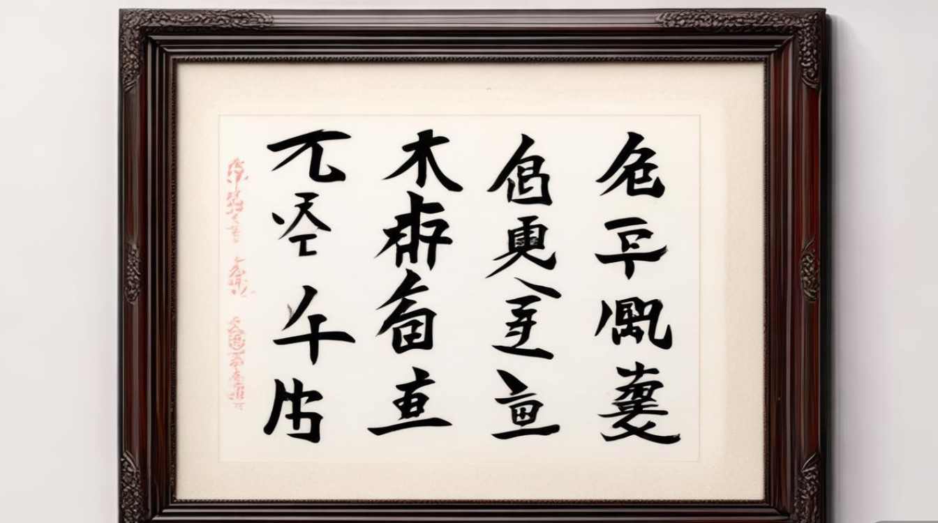 书法字装框