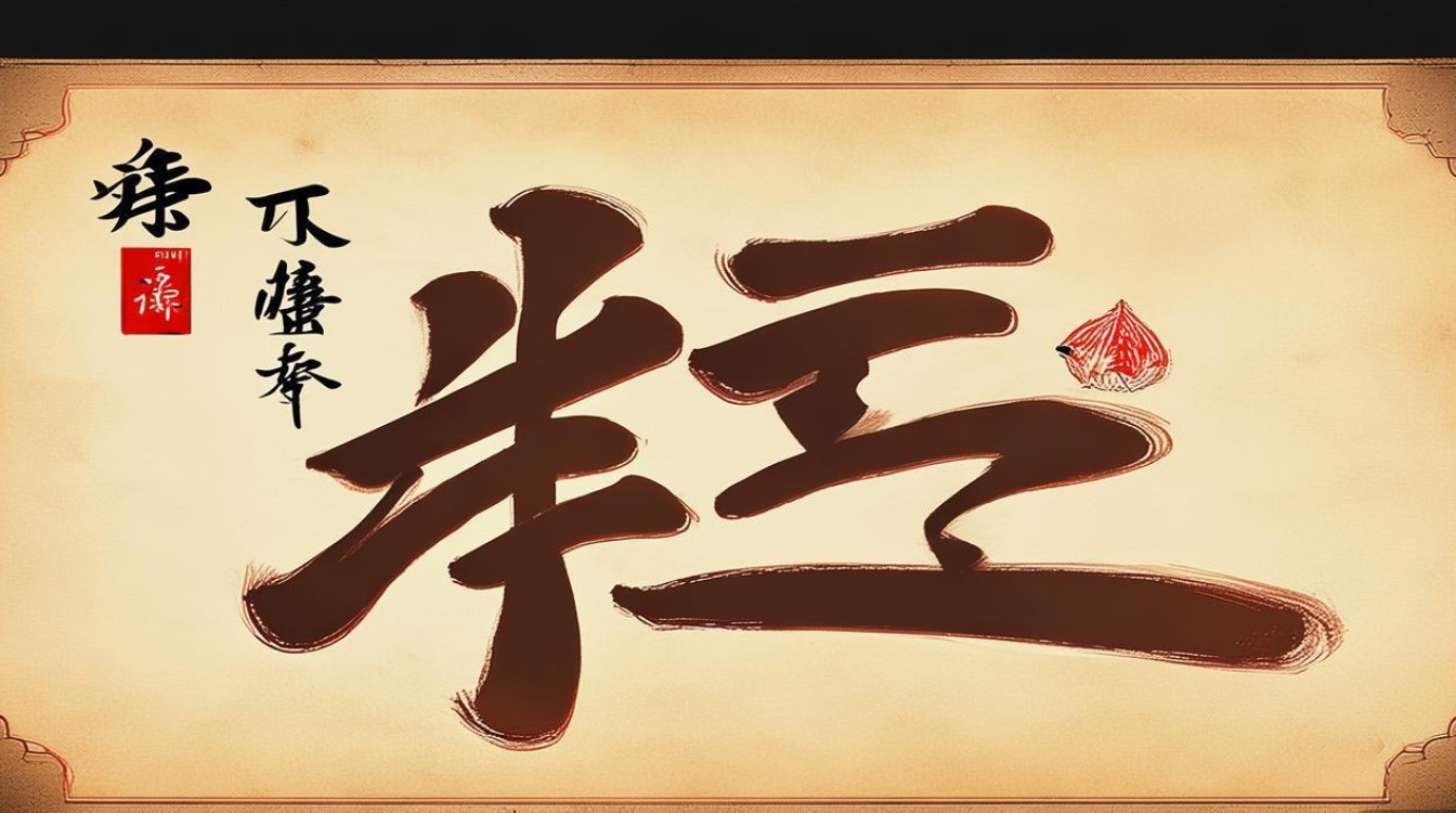 栗子的书法
