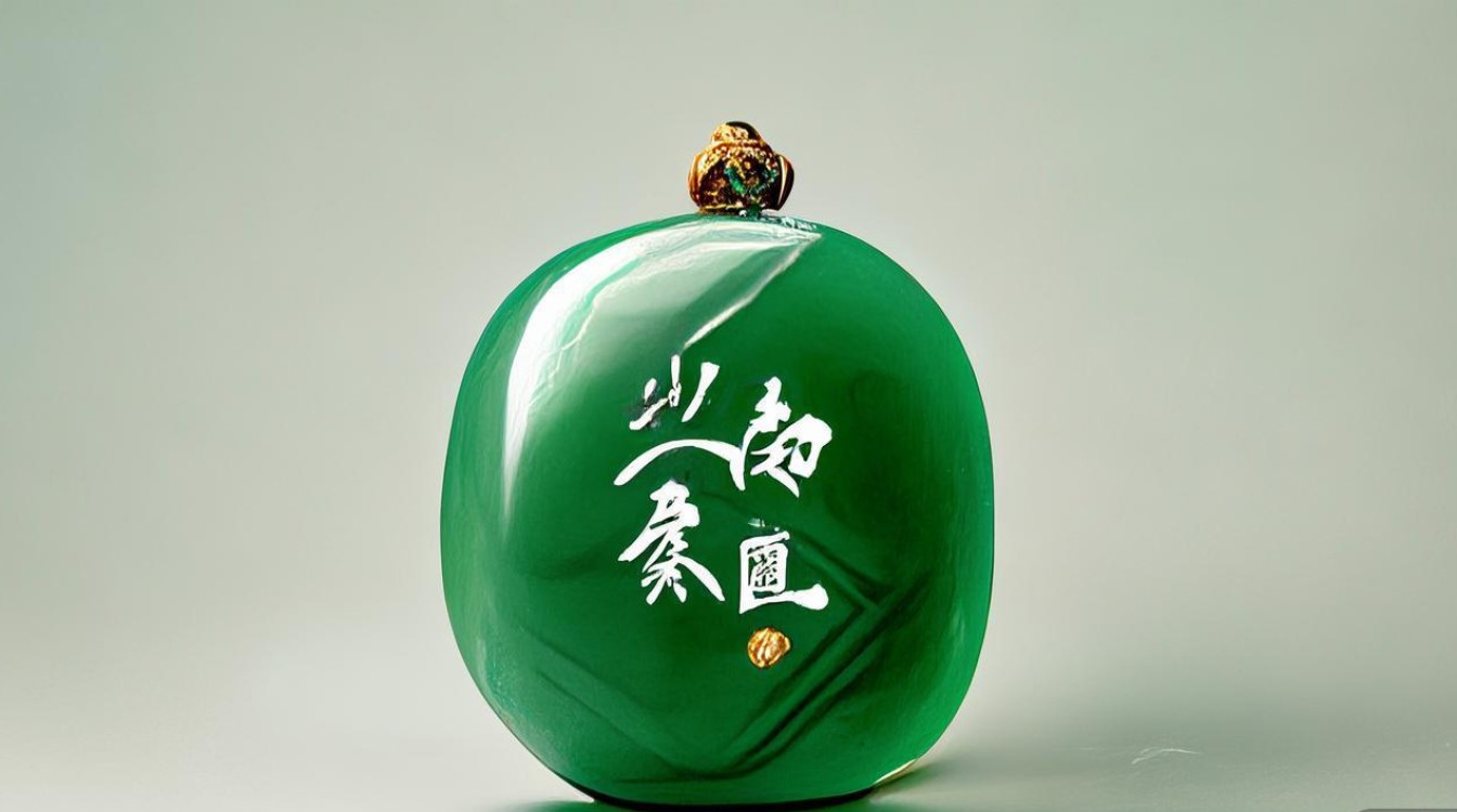 冰糯翡翠挂件图片