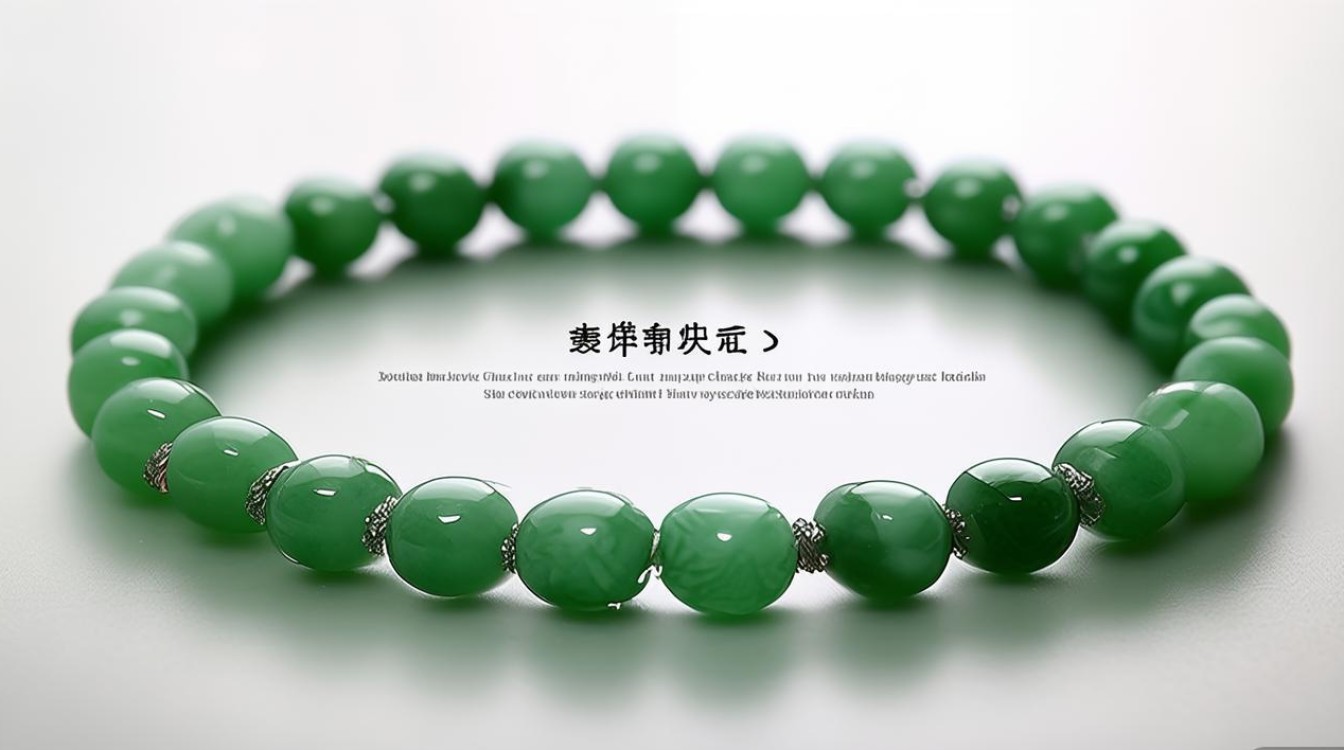 翡翠编绳手链图片