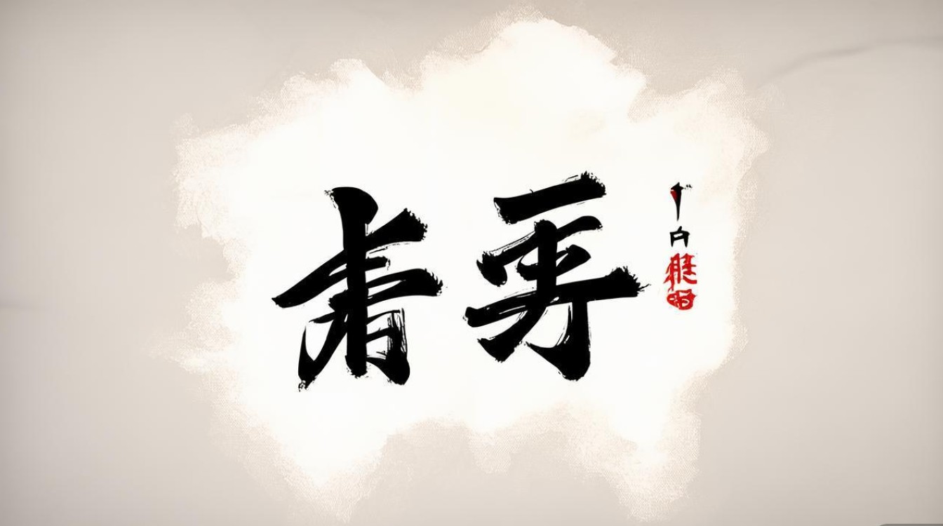 安全字书法