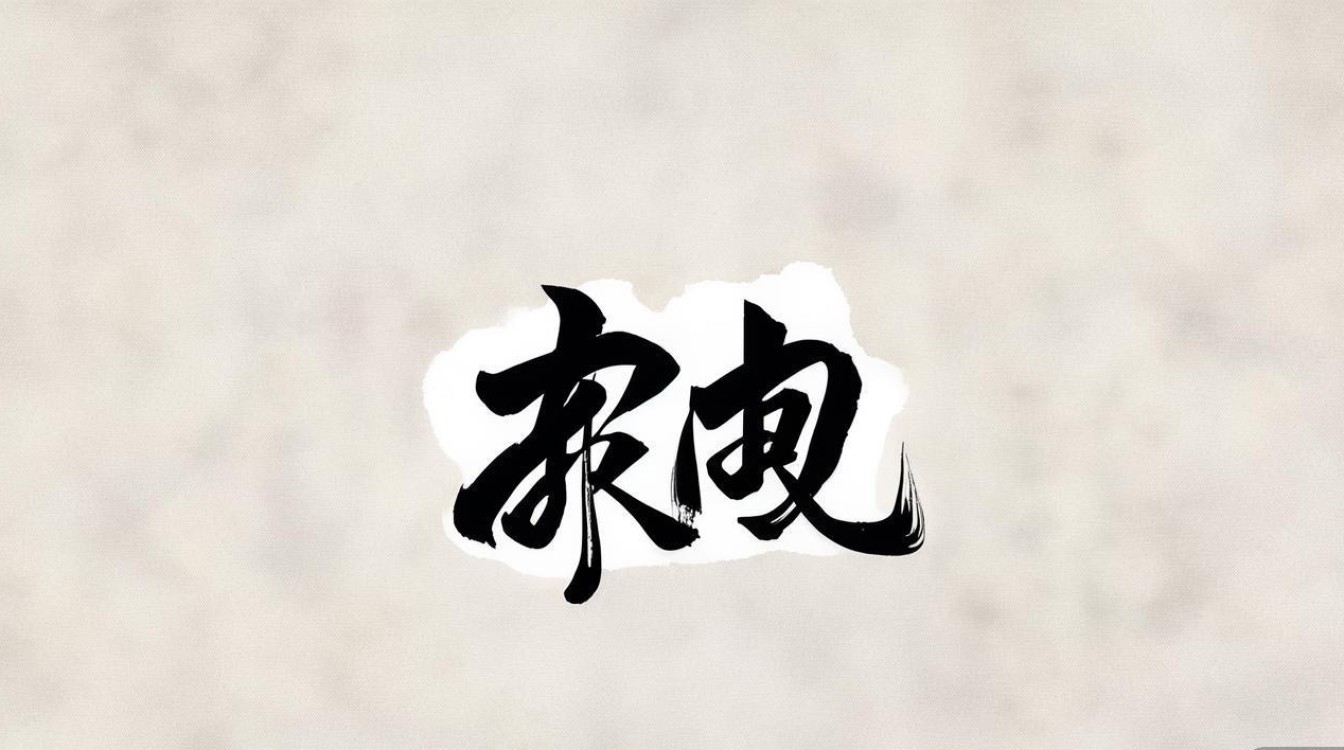 安全字书法