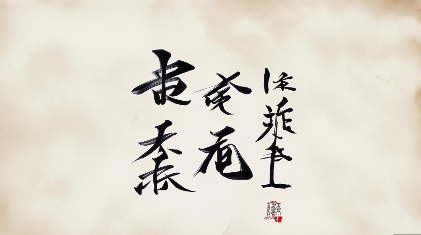 安全字书法