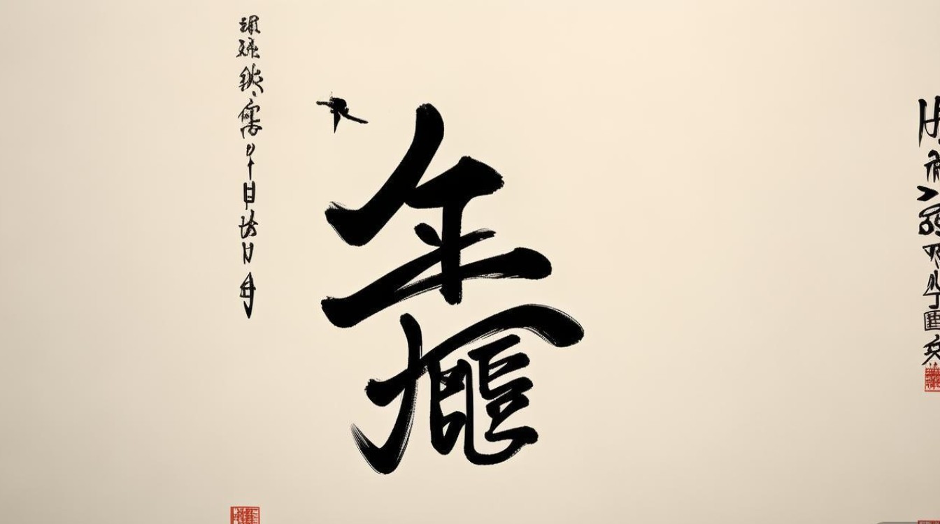 书法橘字
