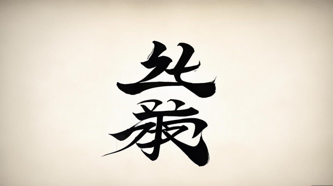 卜字书法