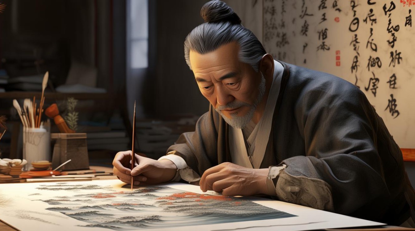 元松书画家