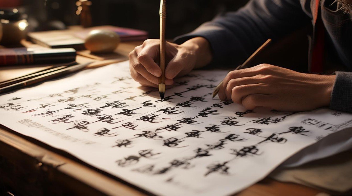 颜体书法技巧