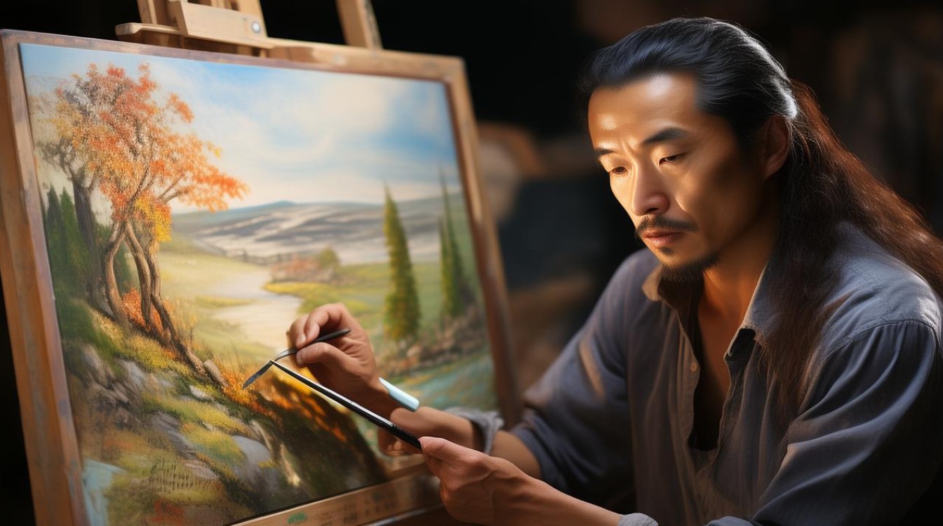 李勤油画家