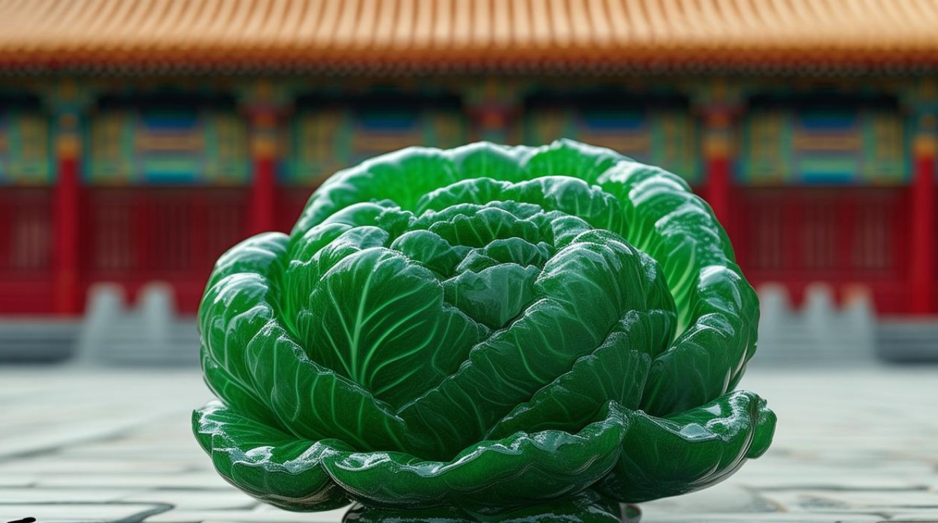 北京故宫翡翠白菜