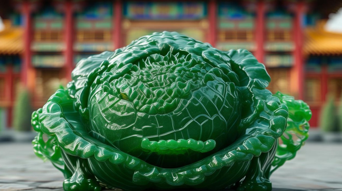 北京故宫翡翠白菜