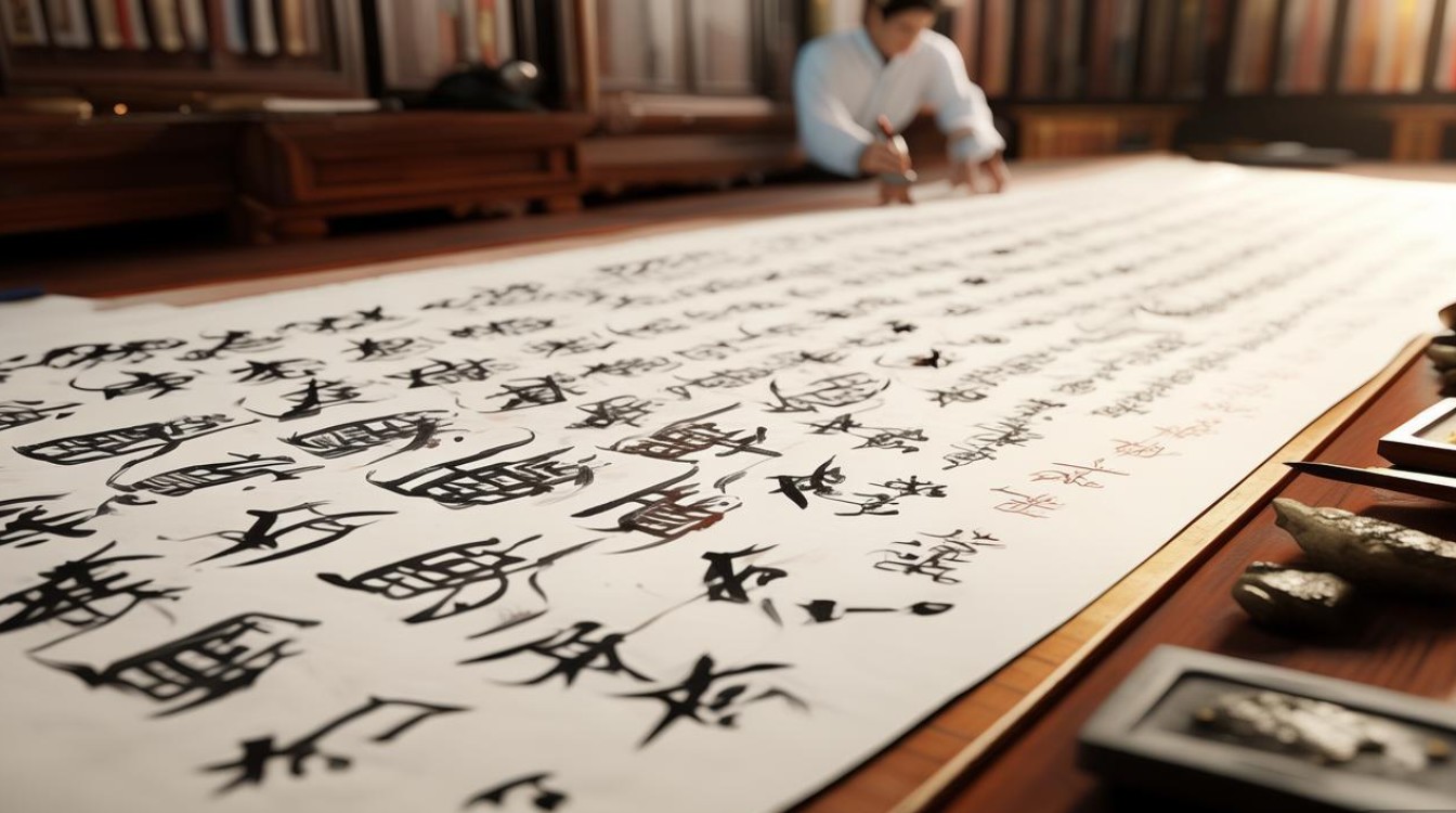 书法状元图
