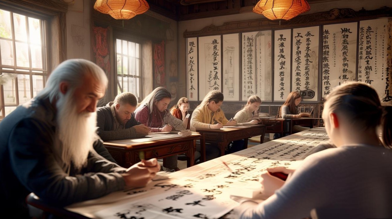 神龙书法班