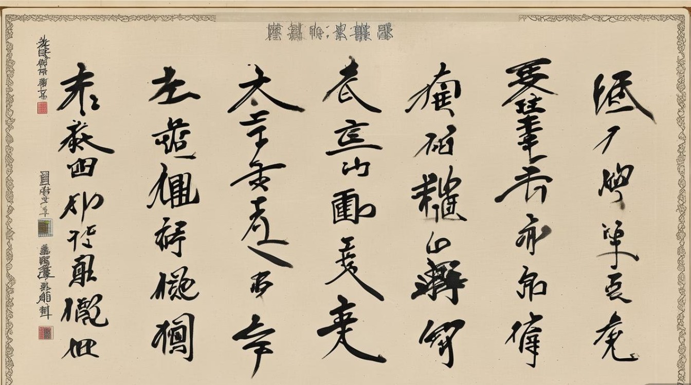 金石体书法