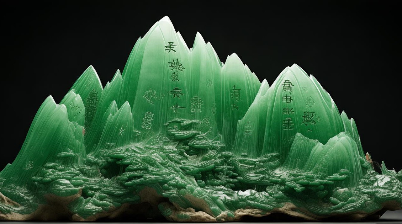 翡翠山子寓意