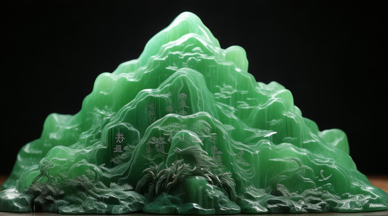 翡翠山子寓意