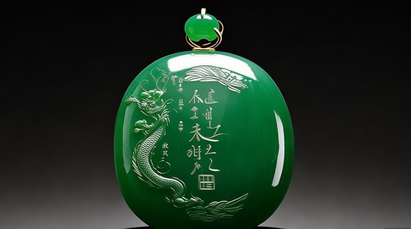明清翡翠挂件图片