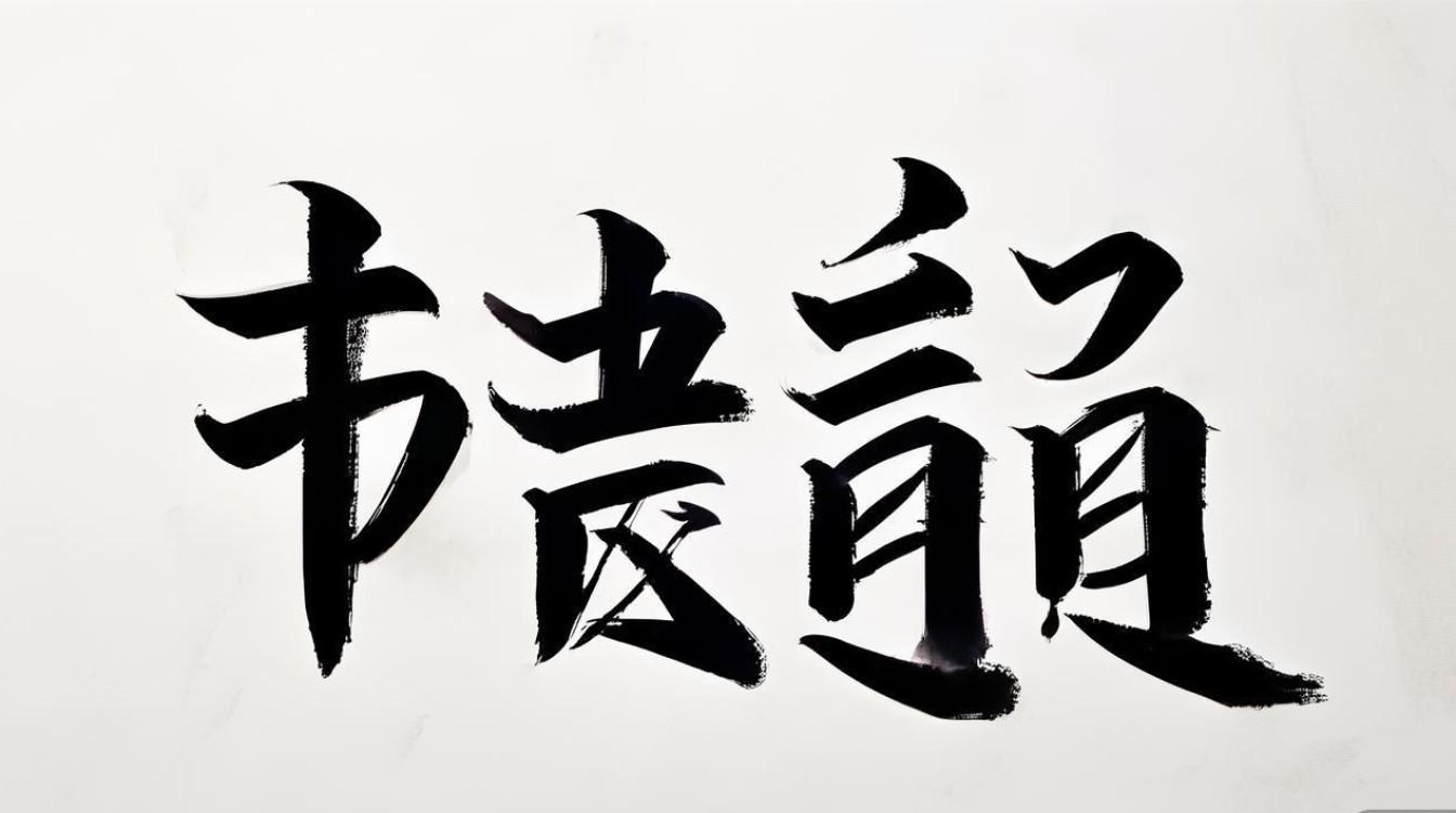 豪放书法字体