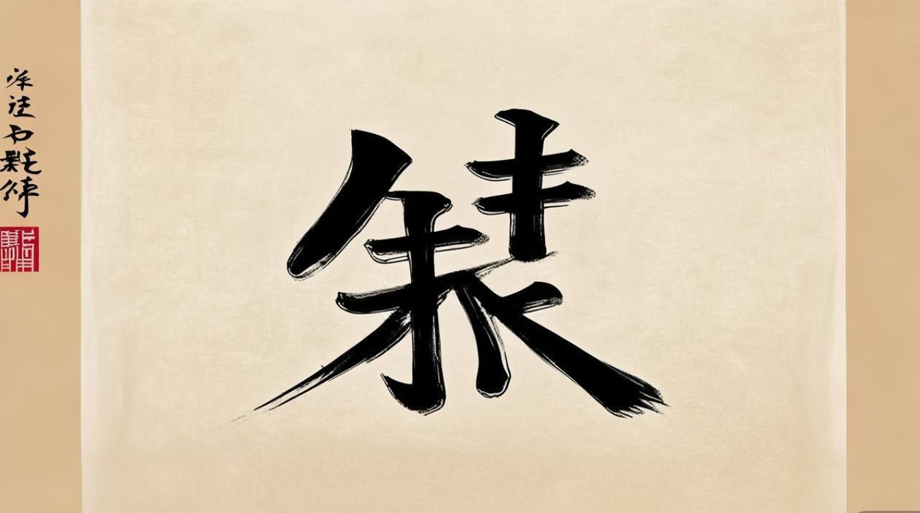 书法足字旁