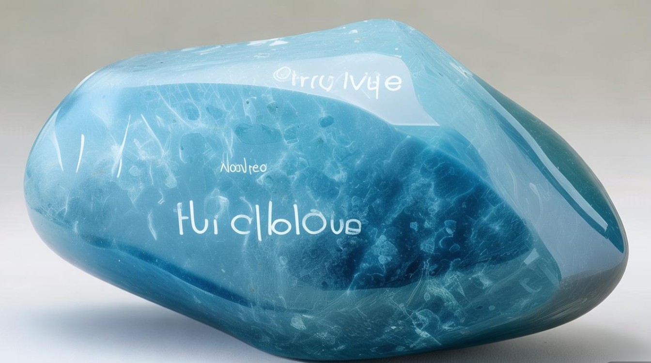 水蓝色翡翠图片