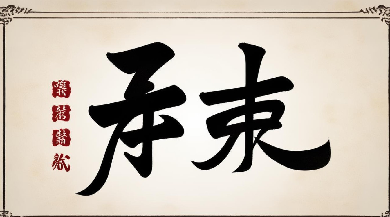 芒字书法