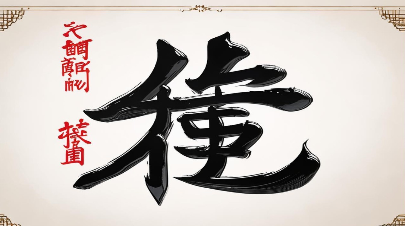 芒字书法