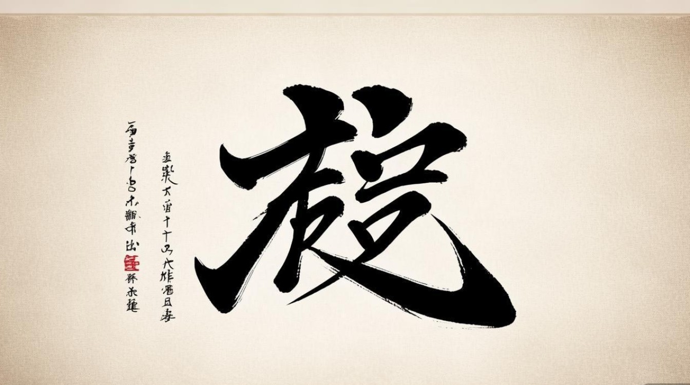 芒字书法