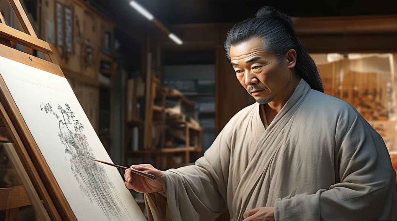 郭鹏书画家